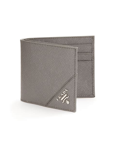 prada mens wallet grey|prada snakeskin wallet.